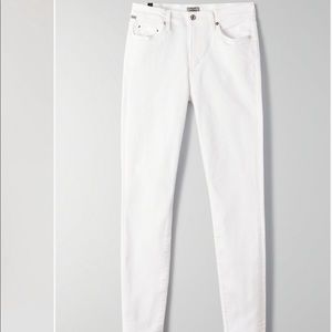 Citizens of Humanity Rocket Crop Sculpt White